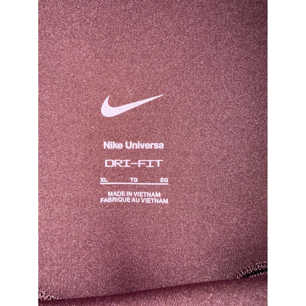 Nike Universa Dri-FIT High-Rise Leggings Burgundy Mahogany DQ5897-227 Womens XL - Picture 3 of 6